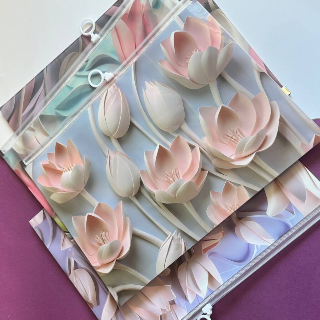 🧊 BOLSA de cremallera tulipán