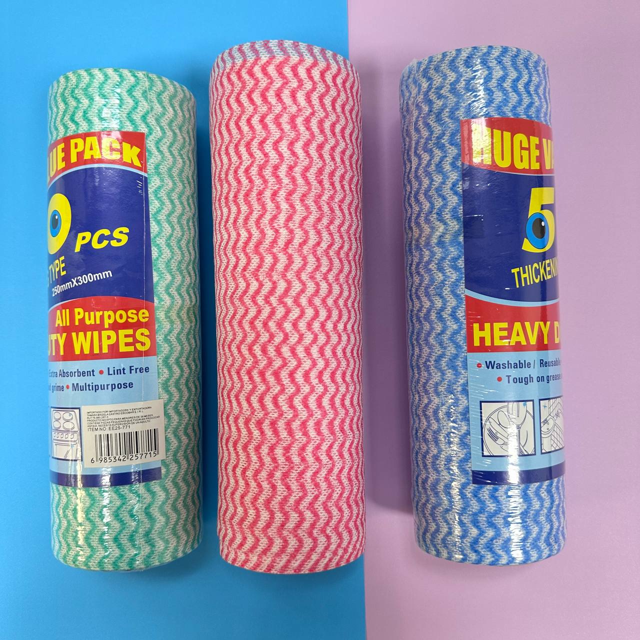 🧺 Pañuelo Rayado Multiuso 25x30 cm 1 🧺 Pañuelo Rayado Multiuso 25x30 cm