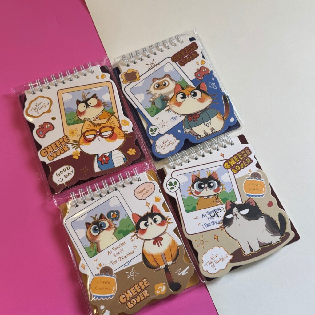 Mini Libreta Gatito con Líneas – 4 Modelos Surtidos