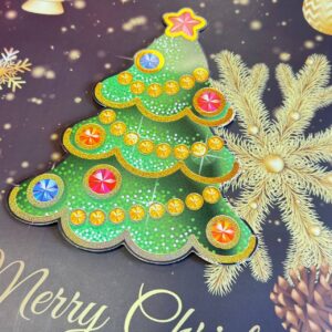 Bolsa de Regalo Navideña – Diseño Negro Elegante - Imagen 5