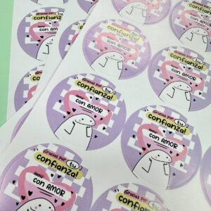 PEGATINA Flork Coloridos 5PCS