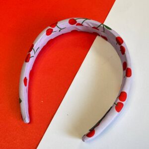 🍒 Diadema Diseño Cereza – 3 Colores Surtidos