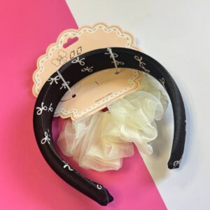 🎀 Set Diadema + Colet con Diseño de Lazos