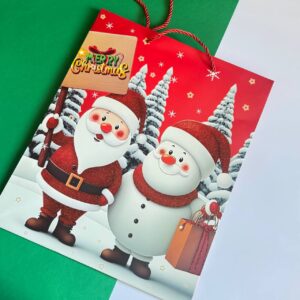 🎁 Bolsa para Regalo Navideña  Rojo - Imagen 2