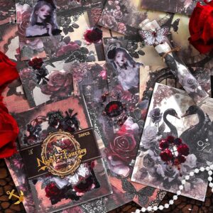 Set de Stickers + Hojas de Papel Vintage - Imagen 4