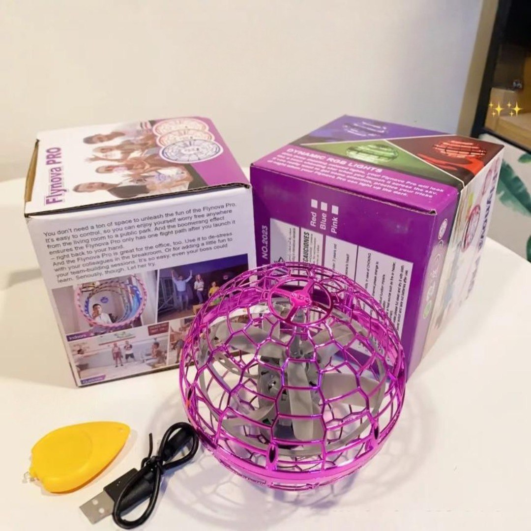 🛸 FlyNova Pro - Bola Voladora de Juguete 1 🛸 FlyNova Pro - Bola Voladora de Juguete