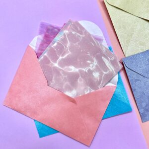 SOBRE Carta Colores Pastel 10PCS