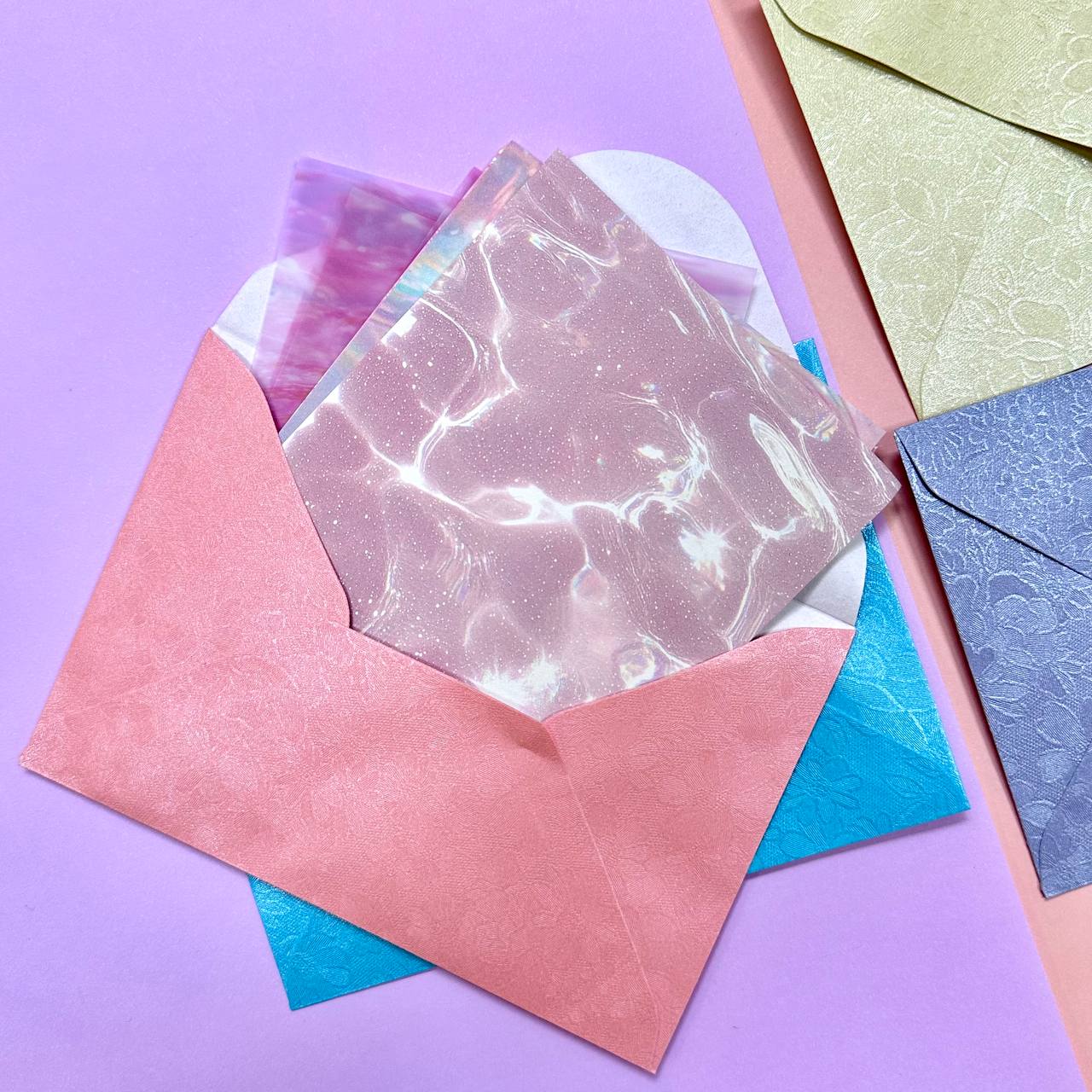 SOBRE Carta Colores Pastel 10PCS 2 SOBRE Carta Colores Pastel 10PCS - Imagen 2