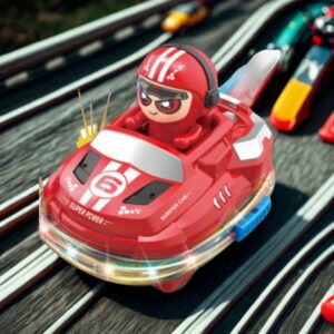 🚗 Juguete de Coche de Carreras con Control, Luz, Música