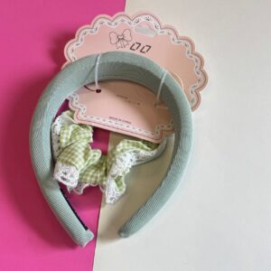 🎀 Set Diadema + Colet Rayado