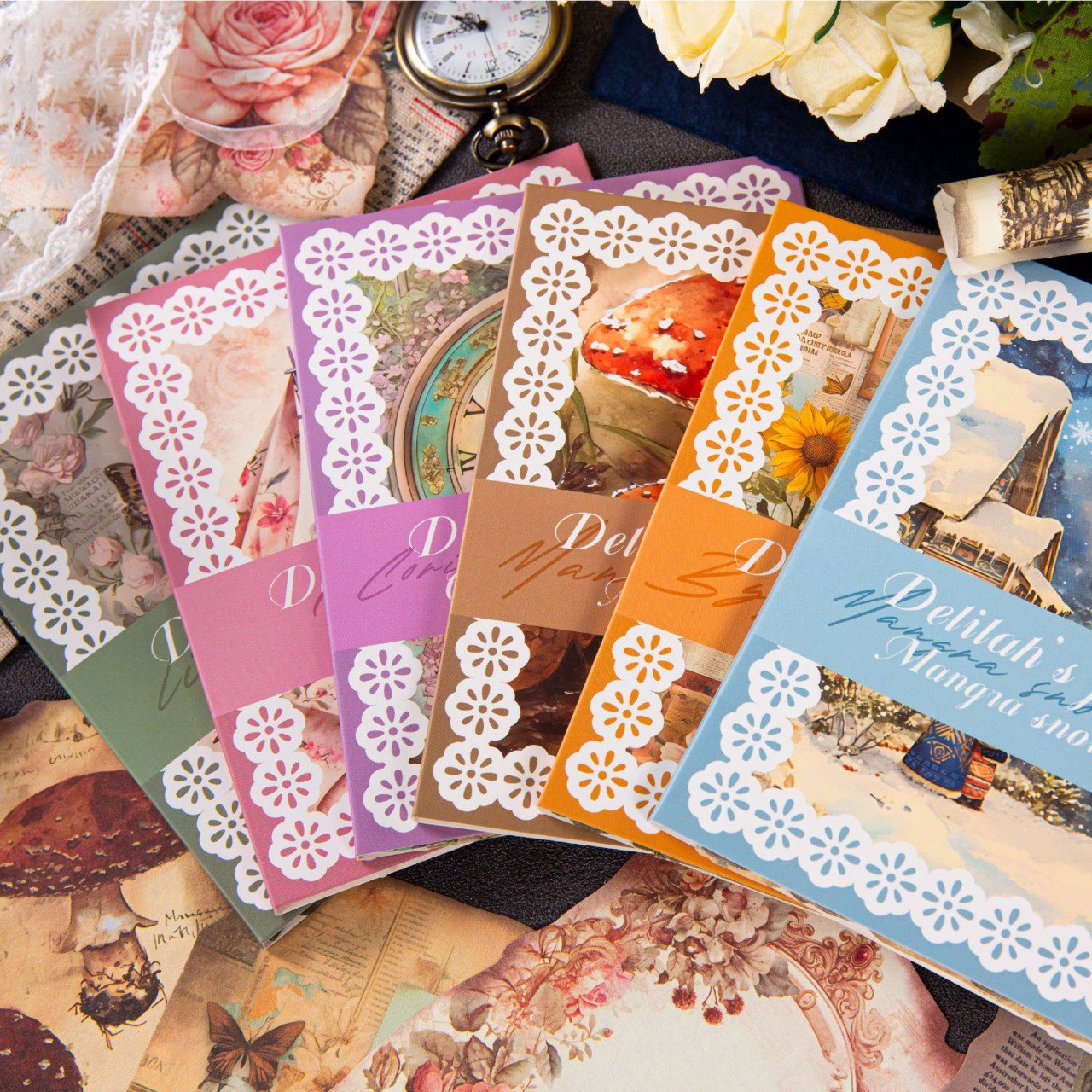 📚 LIBRO DE DECORACIÓN Y PAPEL VINTAGE - PEGATINA 1 📚 LIBRO DE DECORACIÓN Y PAPEL VINTAGE - PEGATINA