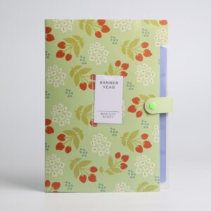 📁 Carpeta Floral de Papel – Elegancia y Organización en Uno 🌸