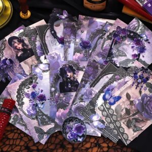 Set de Stickers + Hojas de Papel Vintage - Imagen 5