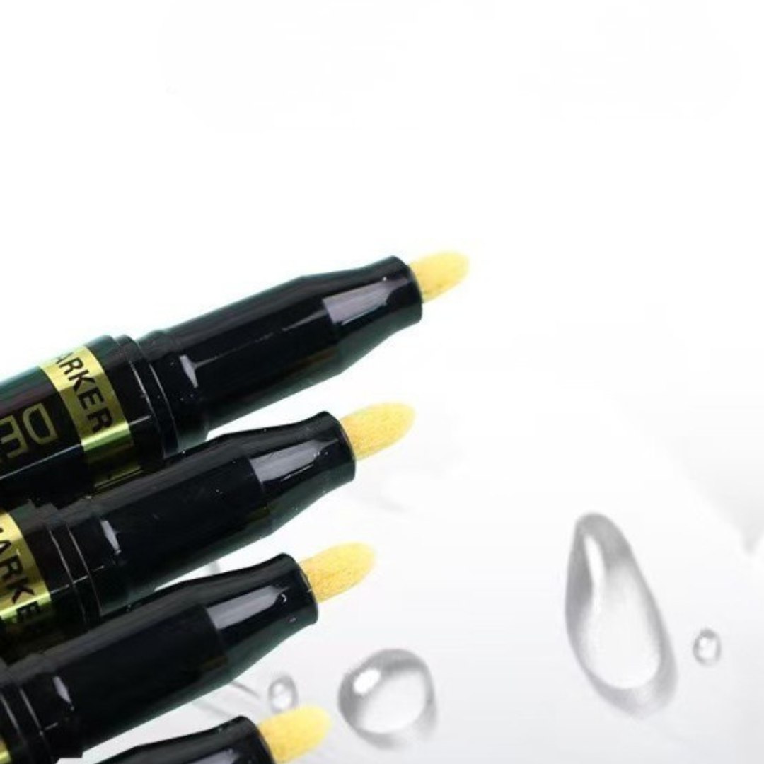 Marcador Dorado Cromado (Set 6 Piezas) 2 Marcador Dorado Cromado (Set 6 Piezas) - Imagen 2