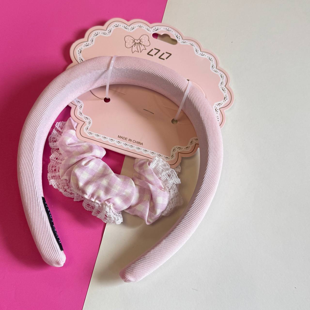 🎀 Set Diadema + Colet Rayado 4 🎀 Set Diadema + Colet Rayado - Imagen 4