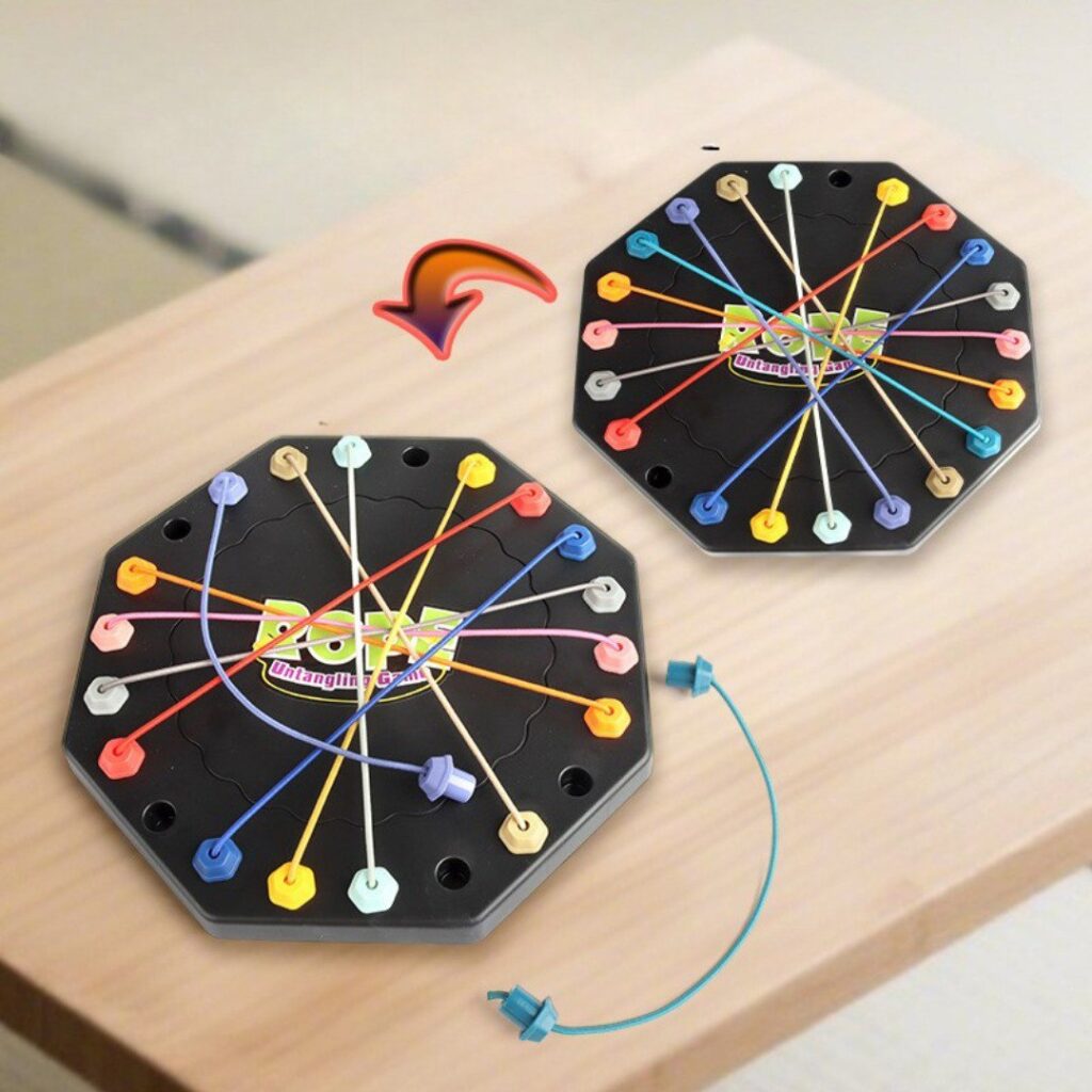 🧠 Desafío Infantil para Desenredar Cuerdas