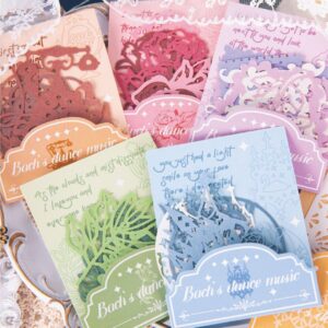 🪄 PEGATINA Vintage con Glitter – 6 Modelos Surtidos