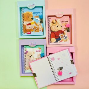 Libreta con Candado de osito