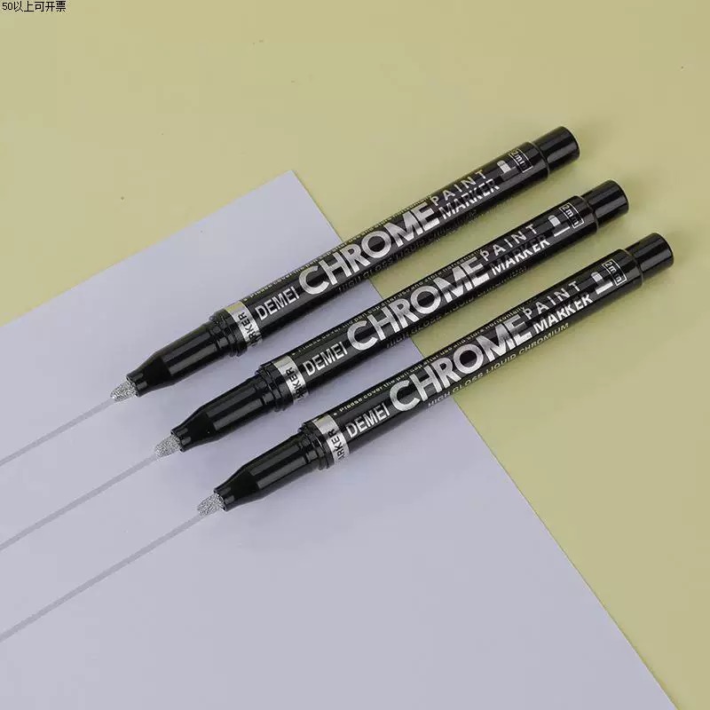 ✨ Marcador Plateado Cromado – Set de 6 piezas ✨ 6 ✨ Marcador Plateado Cromado – Set de 6 piezas ✨ - Imagen 6