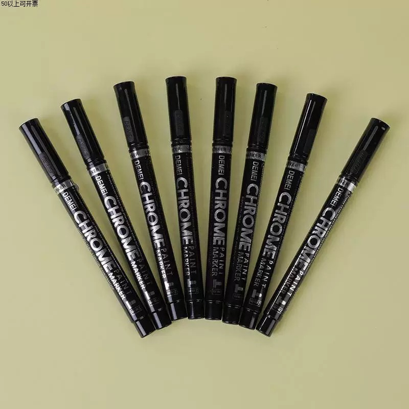 ✨ Marcador Plateado Cromado – Set de 6 piezas ✨ 3 ✨ Marcador Plateado Cromado – Set de 6 piezas ✨ - Imagen 3