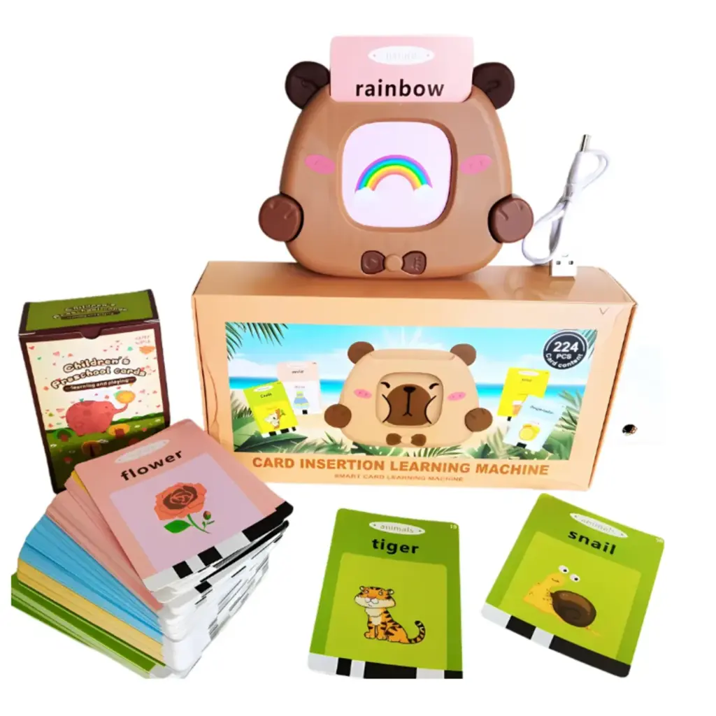 📚✨ Máquina de Estudio Capybara – Aprende Jugando con Tu Amigo Más Tierno
