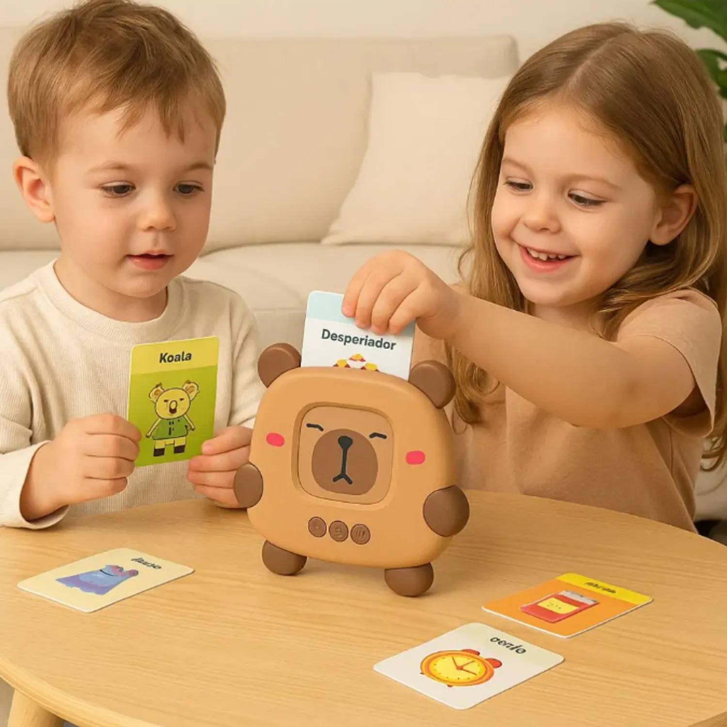 📚✨ Máquina de Estudio Capybara – Aprende Jugando con Tu Amigo Más Tierno 3 📚✨ Máquina de Estudio Capybara – Aprende Jugando con Tu Amigo Más Tierno - Imagen 3