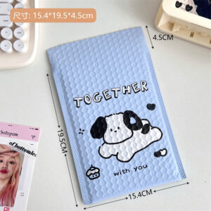 🛍️ Bolsa de Burbuja Kawaii – solo azul disponible