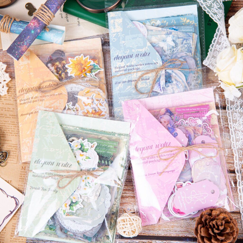 Set Journal Colorido – Pegatinas + Hojas