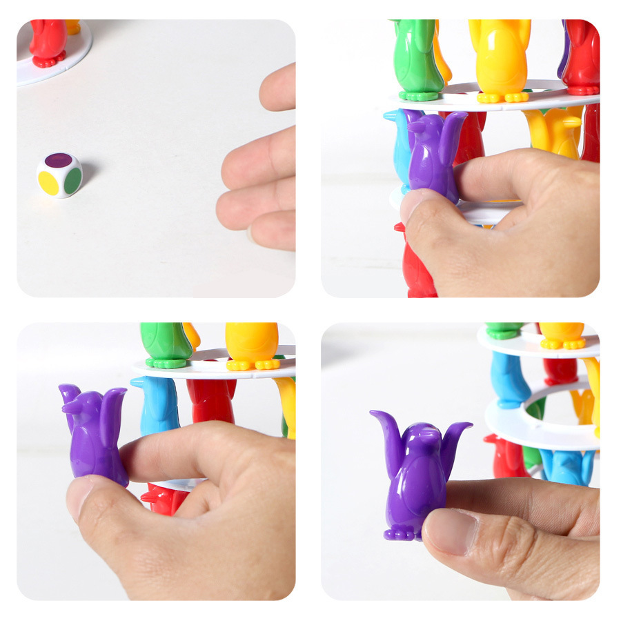 🎲 Juego de Torre de Derrumbe Pingüino 5 🎲 Juego de Torre de Derrumbe Pingüino - Imagen 5