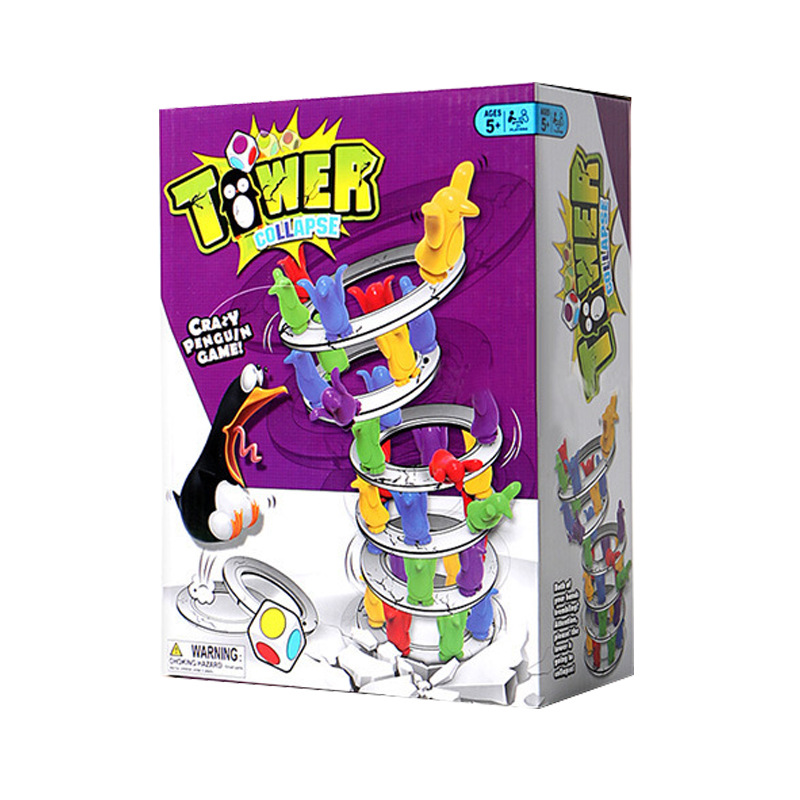🎲 Juego de Torre de Derrumbe Pingüino 3 🎲 Juego de Torre de Derrumbe Pingüino - Imagen 3