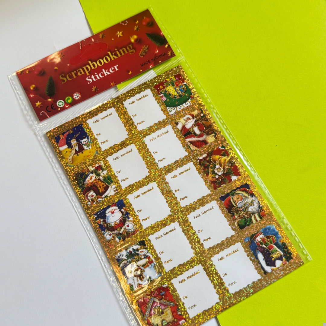 🎅 STICKER DE NAVIDAD PARA REGALOS – PEGATINA NAVIDEÑA 🎁 3 🎅 STICKER DE NAVIDAD PARA REGALOS – PEGATINA NAVIDEÑA 🎁 - Imagen 3