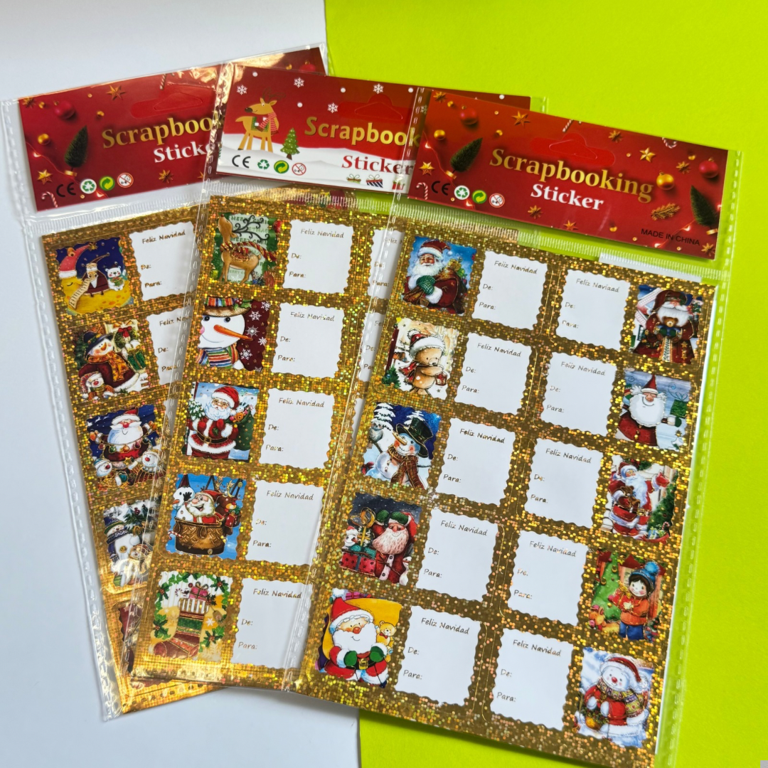 🎅 STICKER DE NAVIDAD PARA REGALOS – PEGATINA NAVIDEÑA 🎁 1 🎅 STICKER DE NAVIDAD PARA REGALOS – PEGATINA NAVIDEÑA 🎁