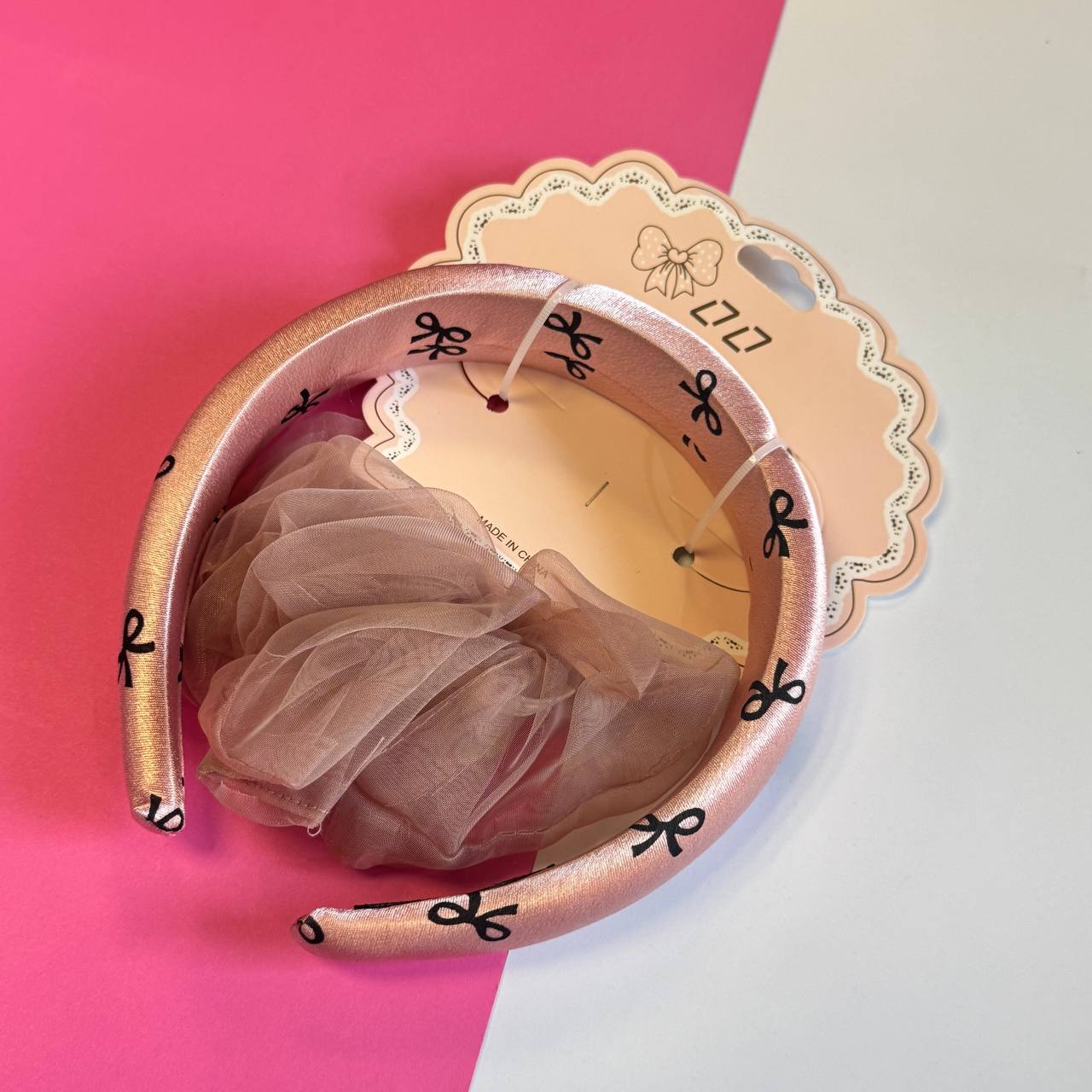 🎀 Set Diadema + Colet con Diseño de Lazos 4 🎀 Set Diadema + Colet con Diseño de Lazos - Imagen 4