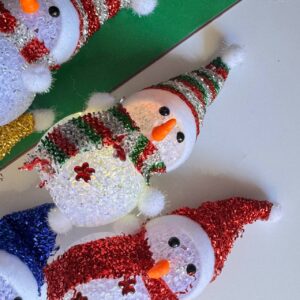 ⛄ ADORNO DE NAVIDAD – FIGURA DE NIEVE 🎄 - Imagen 7