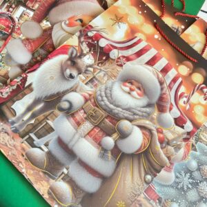 🎅 Bolsa de Regalo Navideña – Viejito Pascuero - Imagen 3