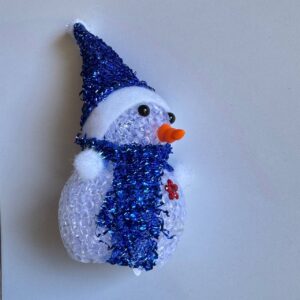 ⛄ ADORNO DE NAVIDAD – FIGURA DE NIEVE 🎄 - Imagen 6