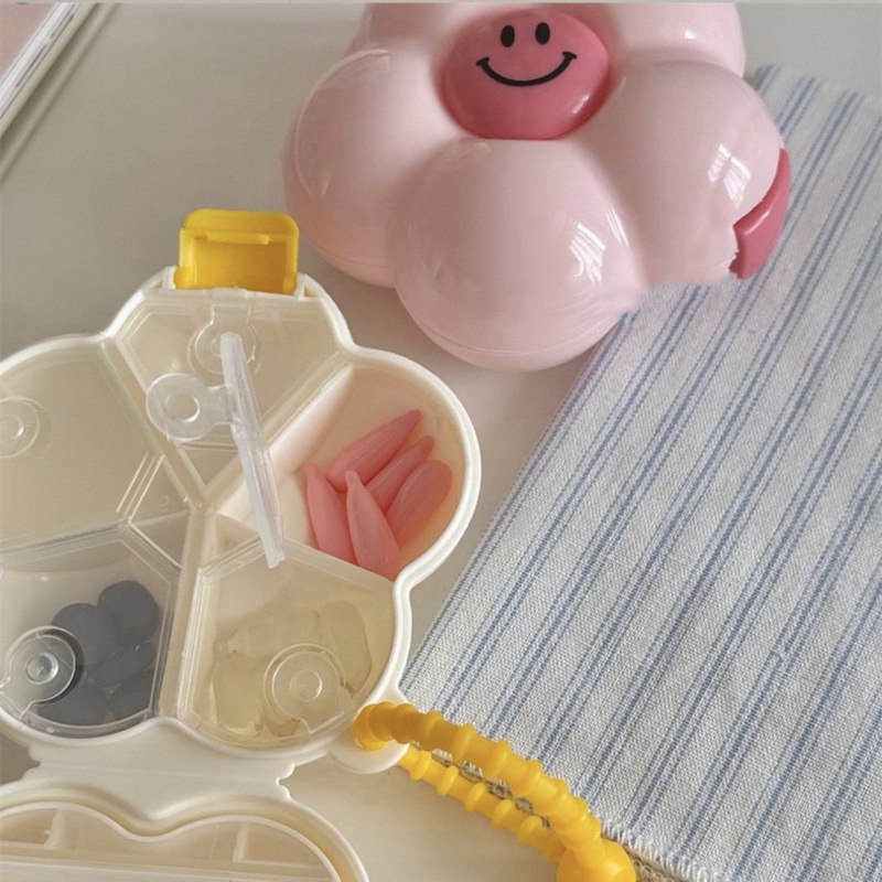 CAJA DE MEDICAMENTOS PORTÁTIL FLOR 🌸 4 CAJA DE MEDICAMENTOS PORTÁTIL FLOR 🌸 - Imagen 4