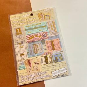 Stickers Ticket Vintage