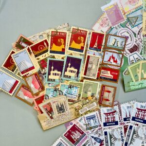 Stickers Estampillas Vintage Ciudad - Imagen 4