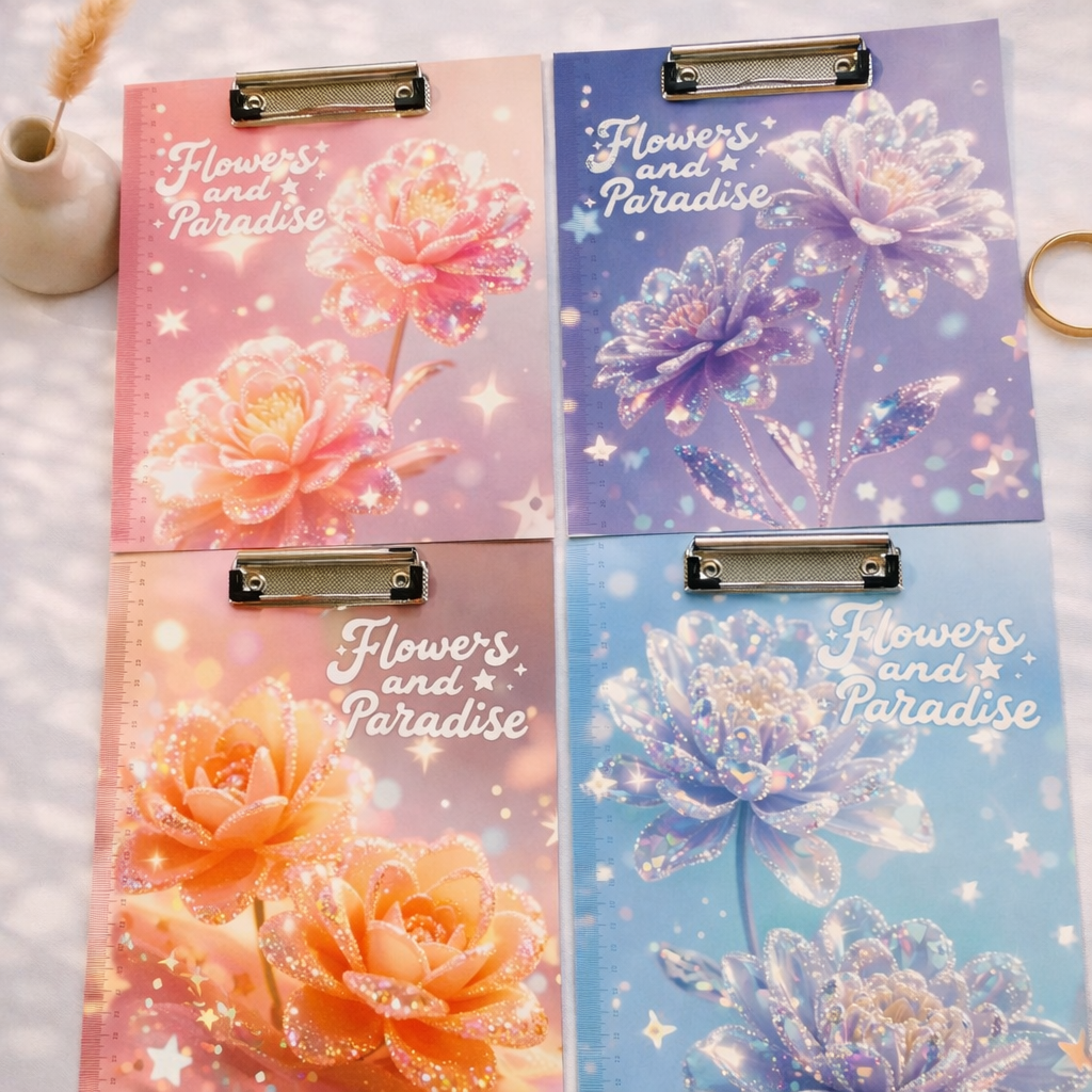 Tabla Sujeta Papel Flor