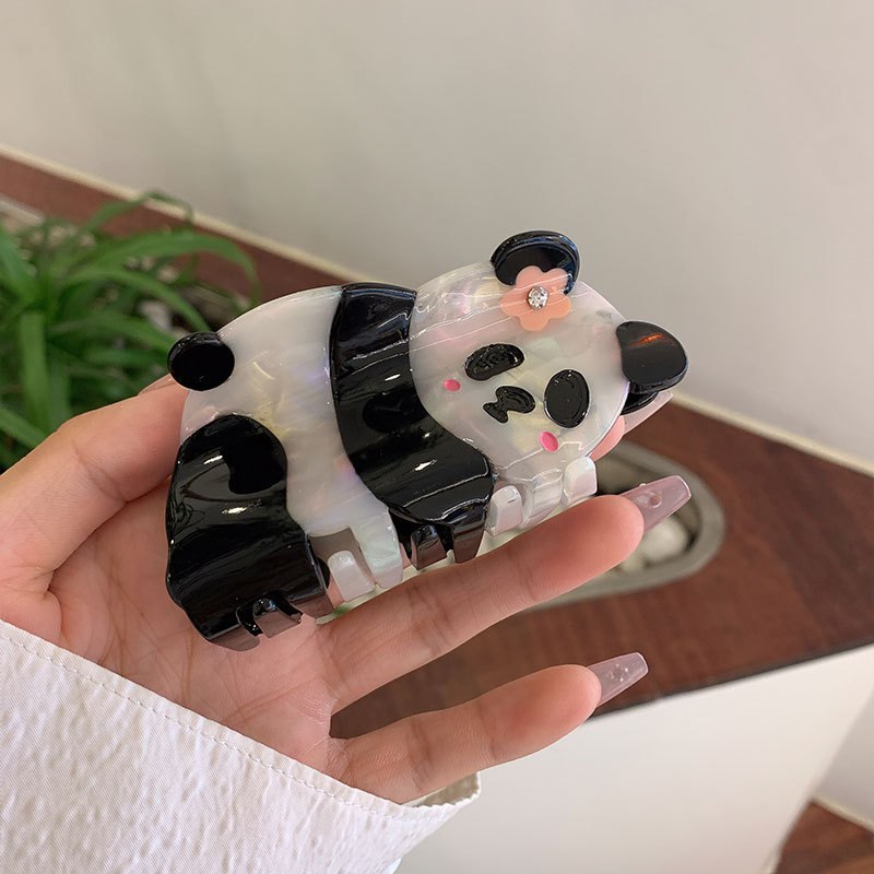 🐼 Broche para el Cabello Panda – 9 cm 4 🐼 Broche para el Cabello Panda – 9 cm - Imagen 4