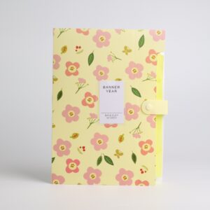 📁 Carpeta Floral de Papel – Elegancia y Organización en Uno 🌸