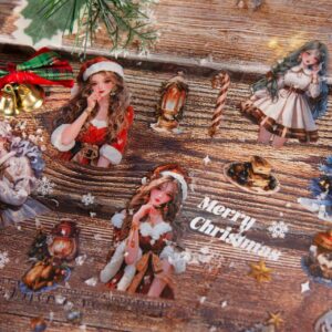 Stickers Navideños de Muñequitas - Imagen 5