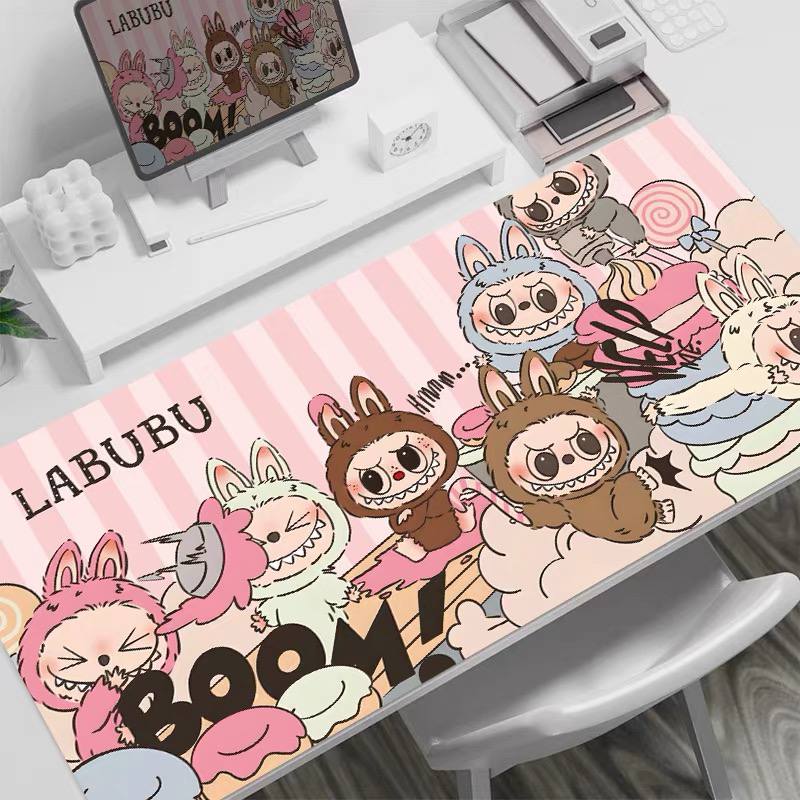 🖱️ Mousepad La Bubu – Alfombrilla de Ratón Grande y Kawaii