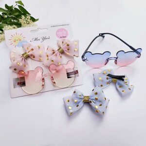 🎀 Set de Lazo con Puntitos + lentes – 6 Colores Surtido - Imagen 7