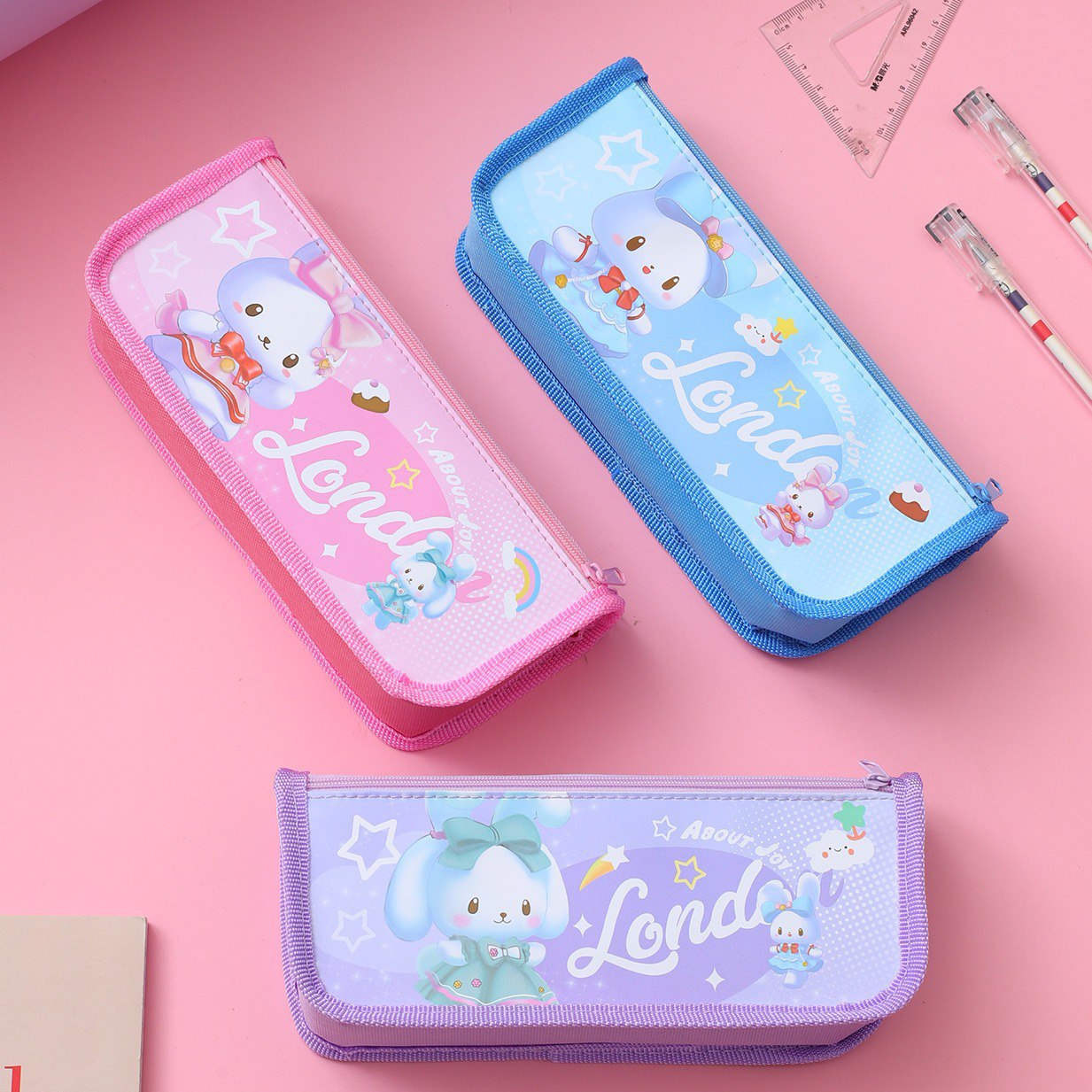 🐰 Estuche de Lápices Conejo – Tierno, Cómodo y Súper Práctico