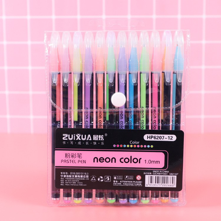🖊️ Lápiz Neón Color Pastel - Set de 12 1 🖊️ Lápiz Neón Color Pastel - Set de 12