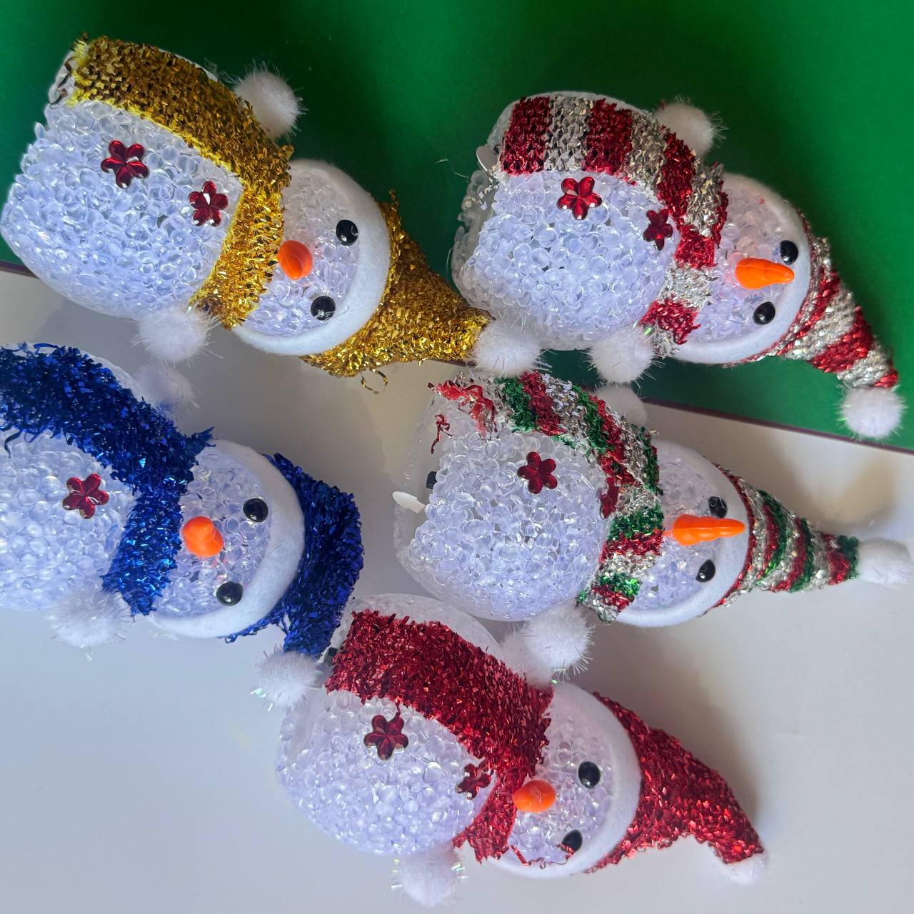 ⛄ ADORNO DE NAVIDAD – FIGURA DE NIEVE 🎄 2 ⛄ ADORNO DE NAVIDAD – FIGURA DE NIEVE 🎄 - Imagen 2