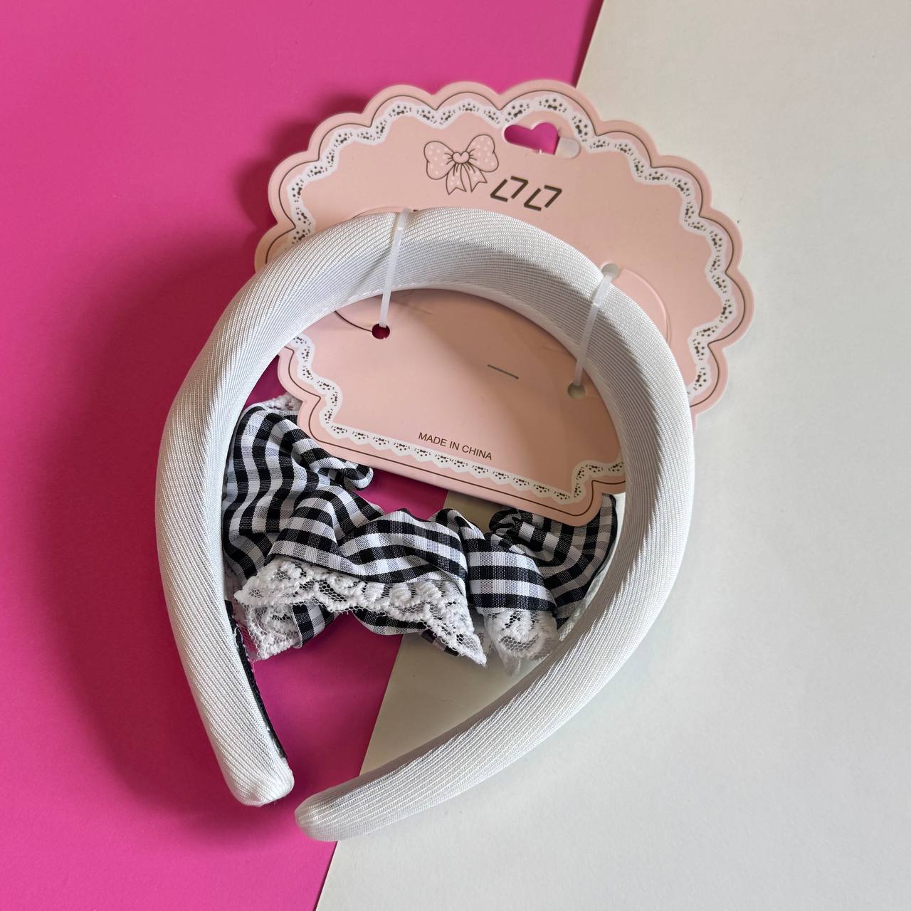 🎀 Set Diadema + Colet Rayado 3 🎀 Set Diadema + Colet Rayado - Imagen 3