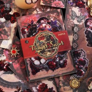 Set de Stickers + Hojas de Papel Vintage - Imagen 3